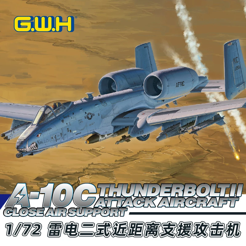 

Great Wall Hobby L7215 1/72 A-10C Thunderbolt II Attack Aircraft Closed Air Support Aircraft Scale Model Kit