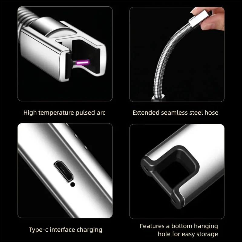 Outdoor Portable Igniter, Charging Barbecue Camping Electric Ignition Gun, Aromatherapy Gas Stove, Pulse Igniter