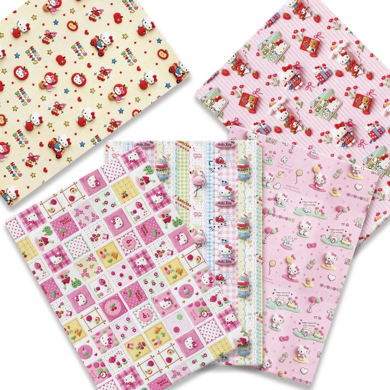 

Cartoon comic fabric DIY, size: 140×50 cm, hand-sewn patchwork and quilted baby dress, home-use bedsheet, printed children's fab