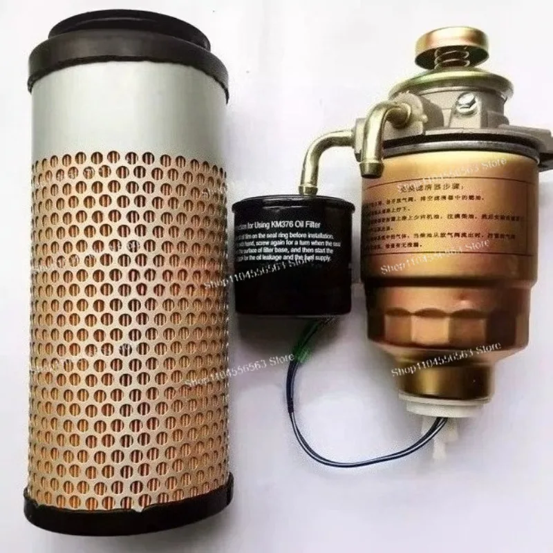 Generator Set Filter Elements, Maintenance Parts for KM376 Engine, Oil Filter, Air Filter