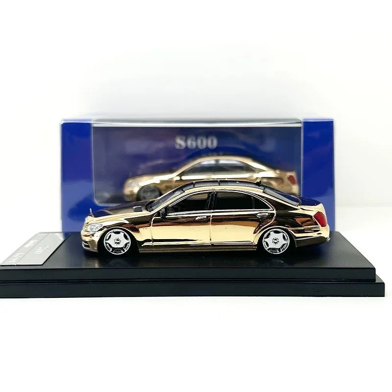 Street Weapon 1/64 Mercedes-Benz S-Class W221 S600L alloy car model