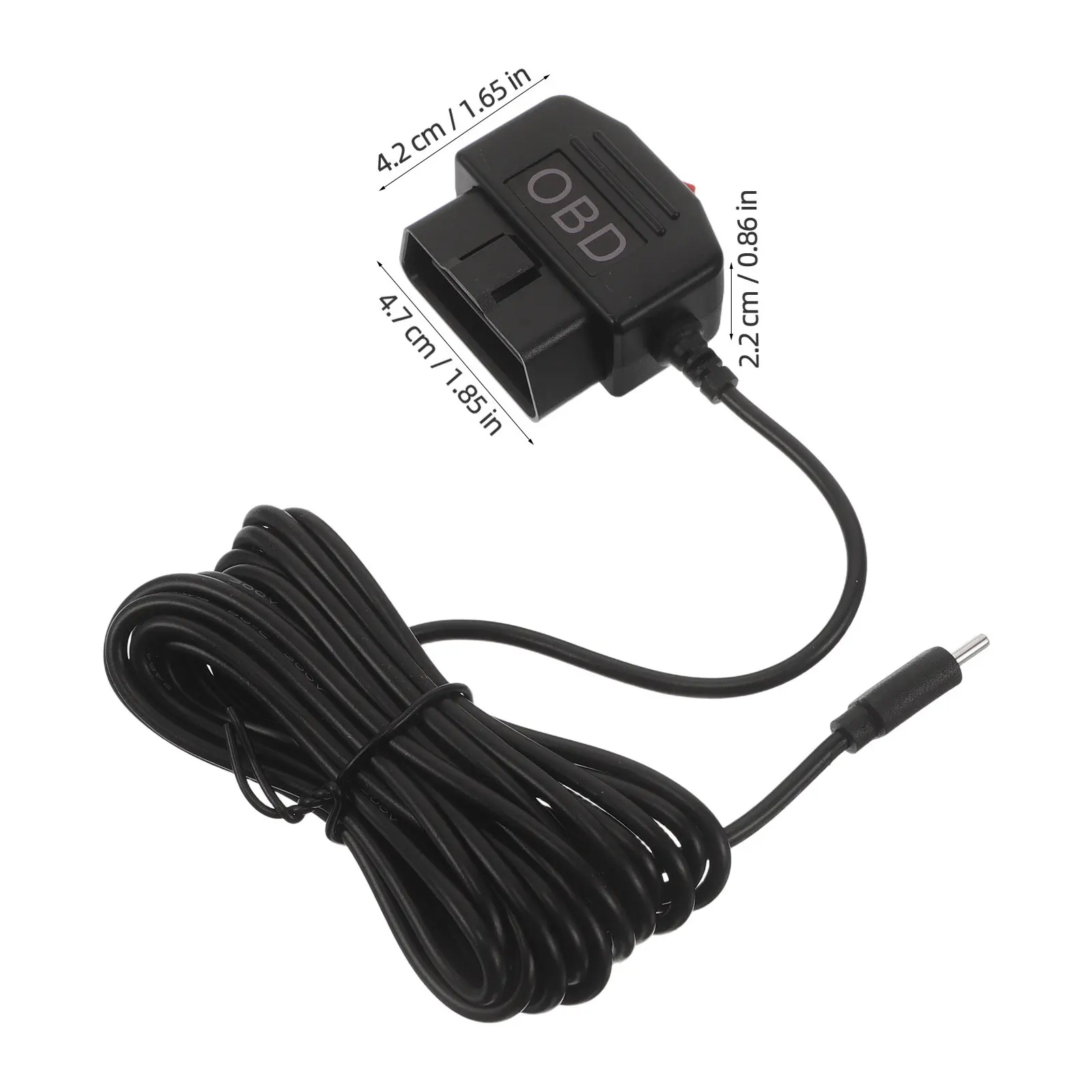 Dash Cam Obd Power Cable Type Voltage Protection Stable Car Dvr Parking Monitor Continuous Recording Hardwire USB C Cable