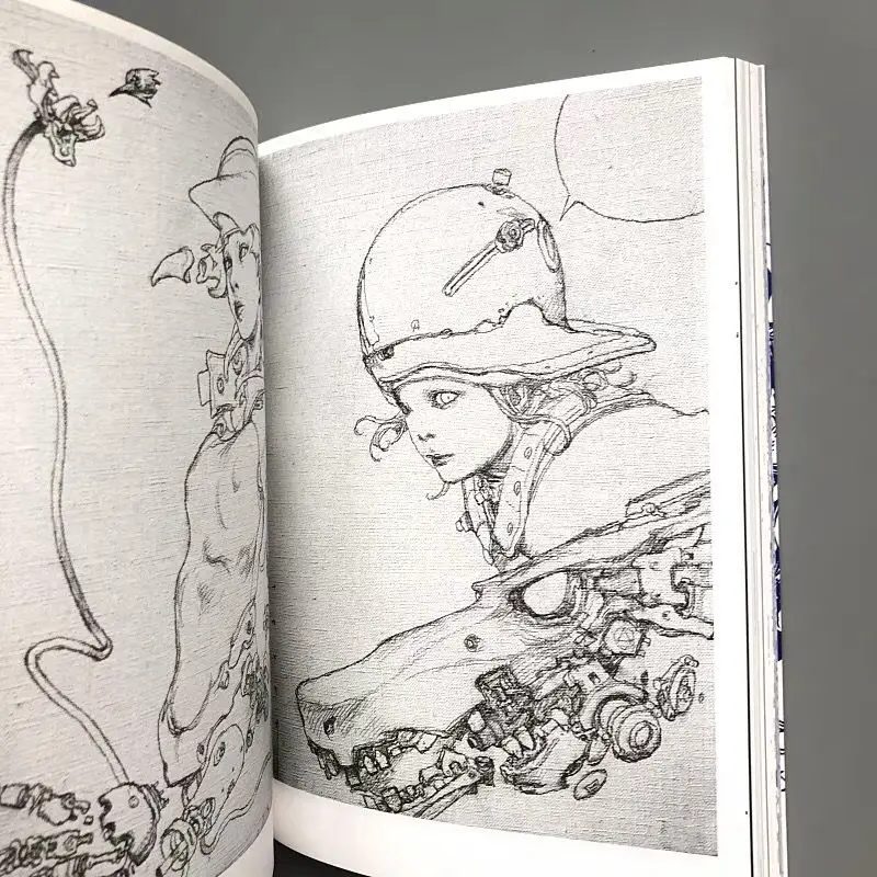 Katsuya Terada Sketch Art Works Japanese Illustration Collection Book Sketch Manuscript Line Drawing Books