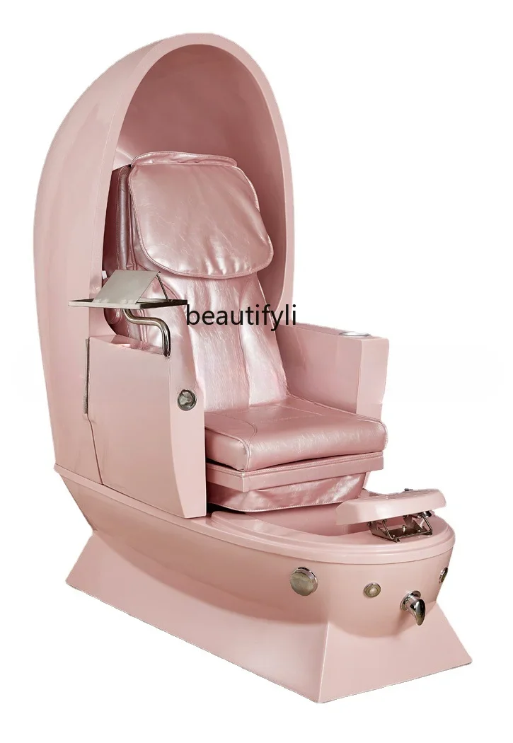 Electric Foot Massage Couch Massage Chair Spa with Basin Foot-Washing Pedicure Chair Nail Art Foot Bath Sofa