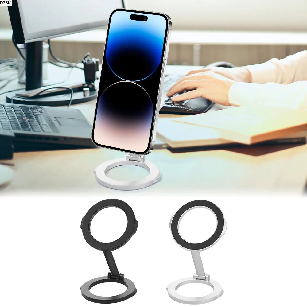 

360 Rotating Navigation Car Mobile Phone Stand Telescoping Anti-Shake Magnetic Car Dashboard Double-Sided Removable