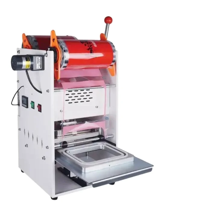 

KIS-300 Easy To Operate Manual Plastic Tray Sealer Cooked Fast Food Container Instant Noodle Packing Machine Small Business