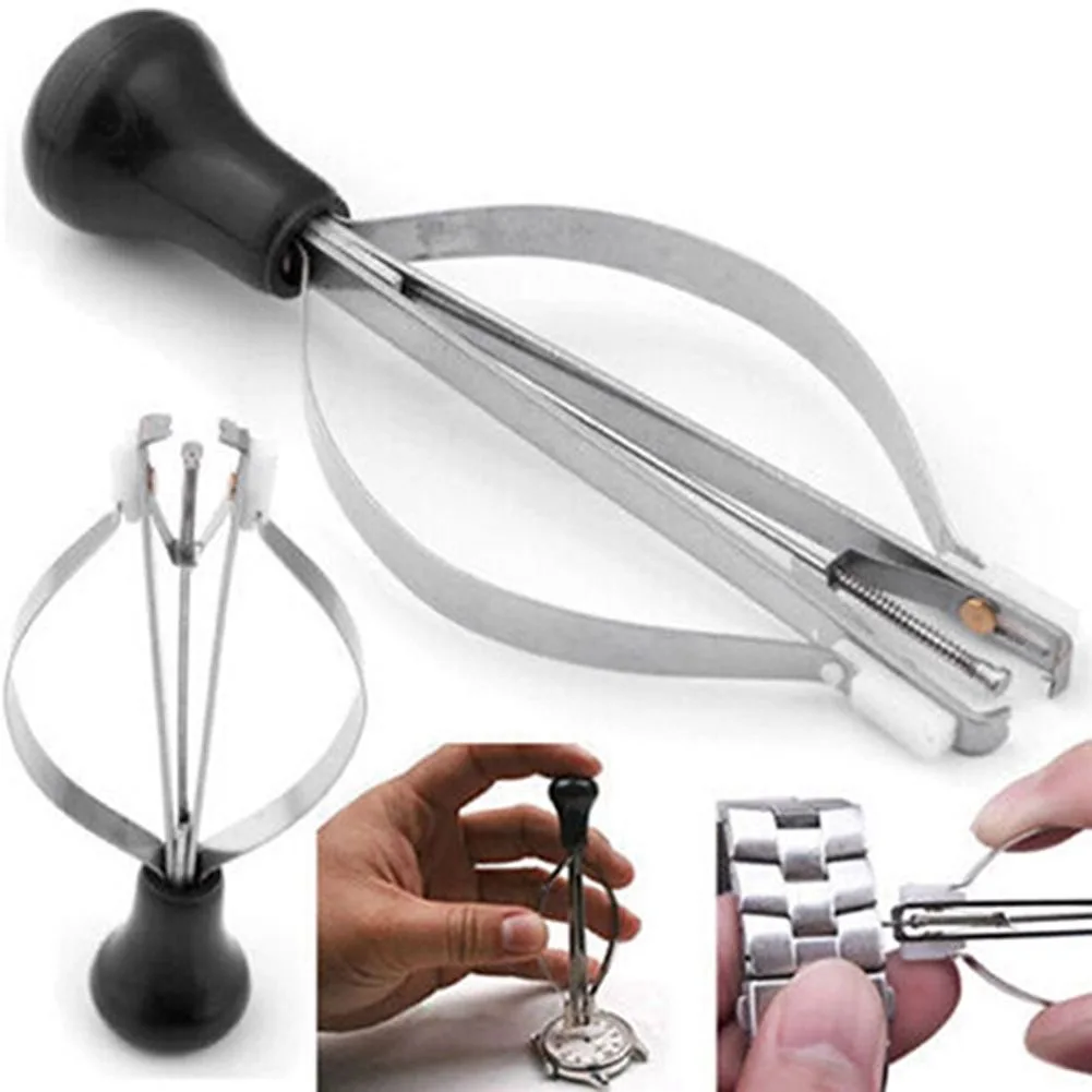 

Watch Repair Tool - Handheld Needle Extractor Hour Hand Clamp Pin Extraction Pliers Watchmaker's Kit