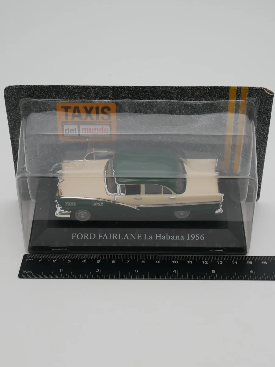 Ixo 1:43 Ford Fairlane La Habana Taxi 1956 Diecast Car Model Metal Toy Vehicle