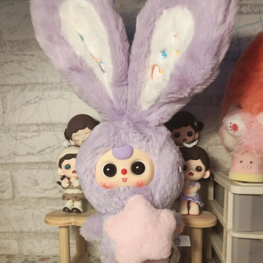 ベビースリーリリーラビットリトルタウンV3シリーズぬいぐるみブラインドボックスキュートアクションフィギュアコレクタブルサプライズミステリートレンディぬいぐるみおもちゃ