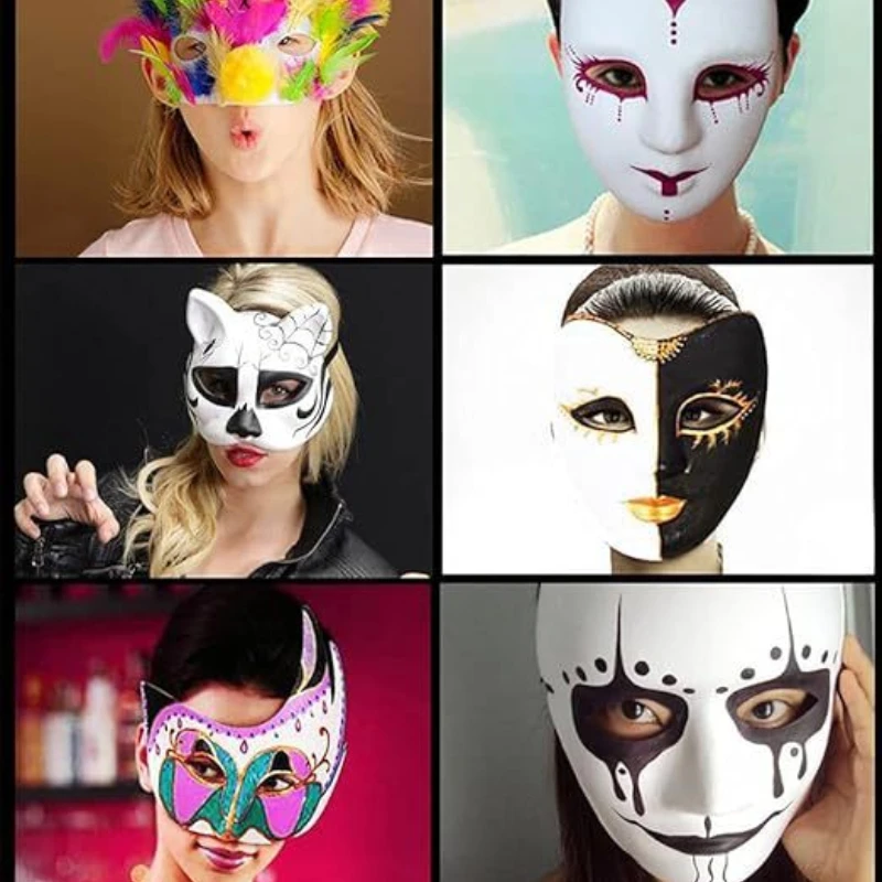 Fox Mask and Wind Cos Fox Demon Half Face Cat Shadow Cos Children's Anime Stall Rabbit Rabbit Ear Mask