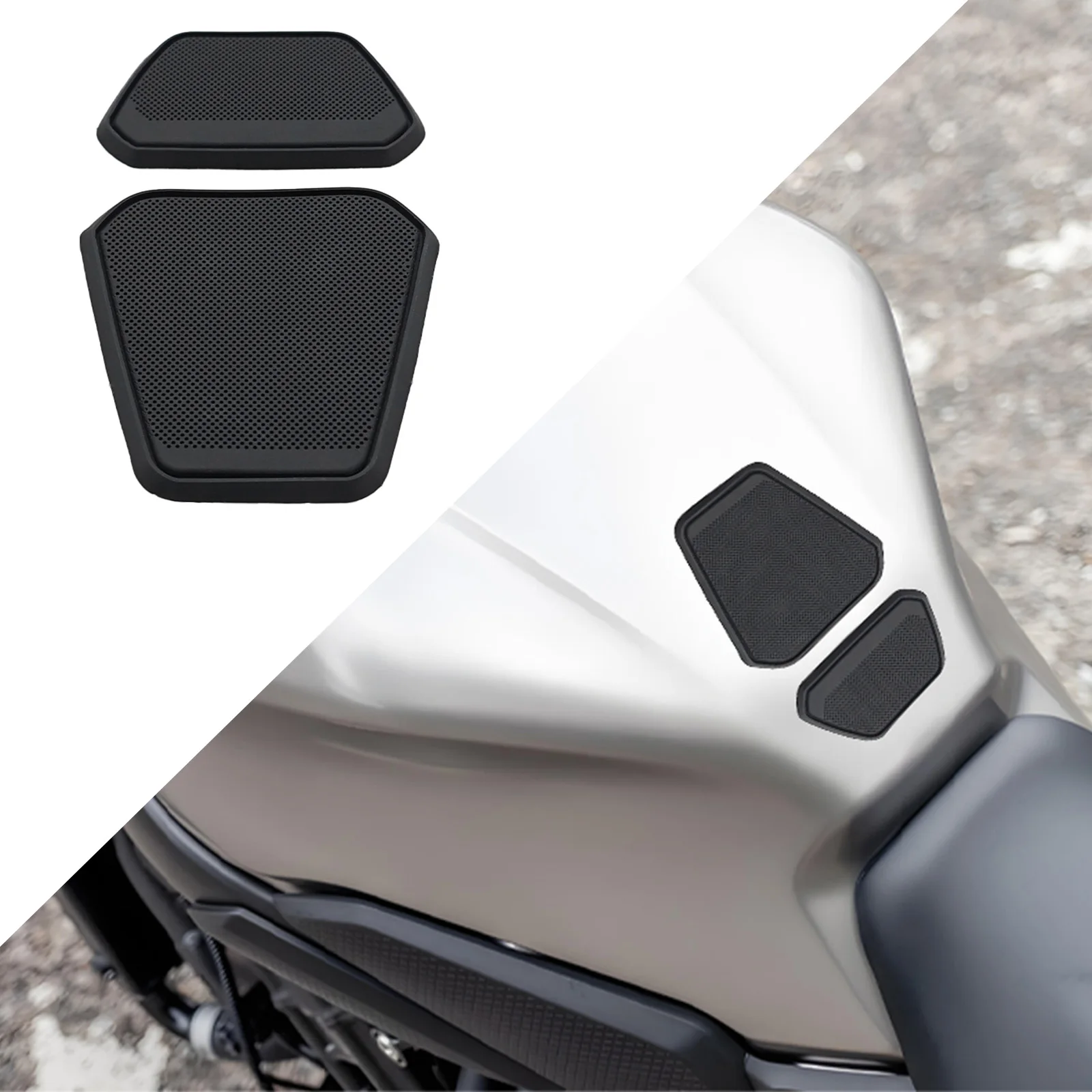 

Universal Motorcycle Gas Fuel Tank Pad Protector Rubber Sticker Pad