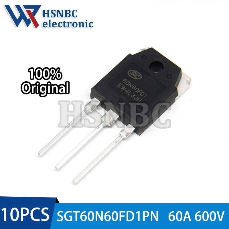 

10 шт./партия 60N60FD1 SGT60N60FD1PN TO-3P 600 в 60A IGBT Мощный транзистор, новый оригинальный