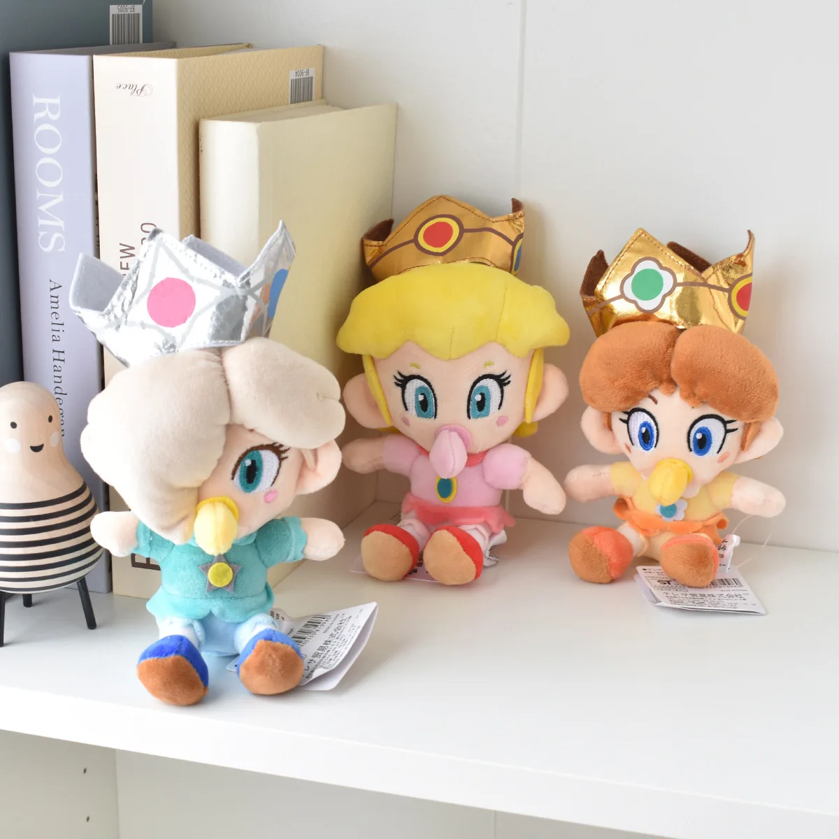 3 stili 17-19CM Cartoon Princess Peach Playthings bambini Doll Toy Anime Figure Daisy Rosalina Collection Room Ornament Gift