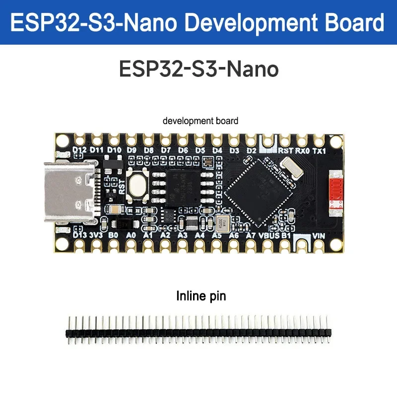 ESP32-S3-Nano Development Board ESP32 Nano Based On ESP32-S3R8 512KB SRAM 16MB FLASH Dual-core processor Compatible Nano ESP32