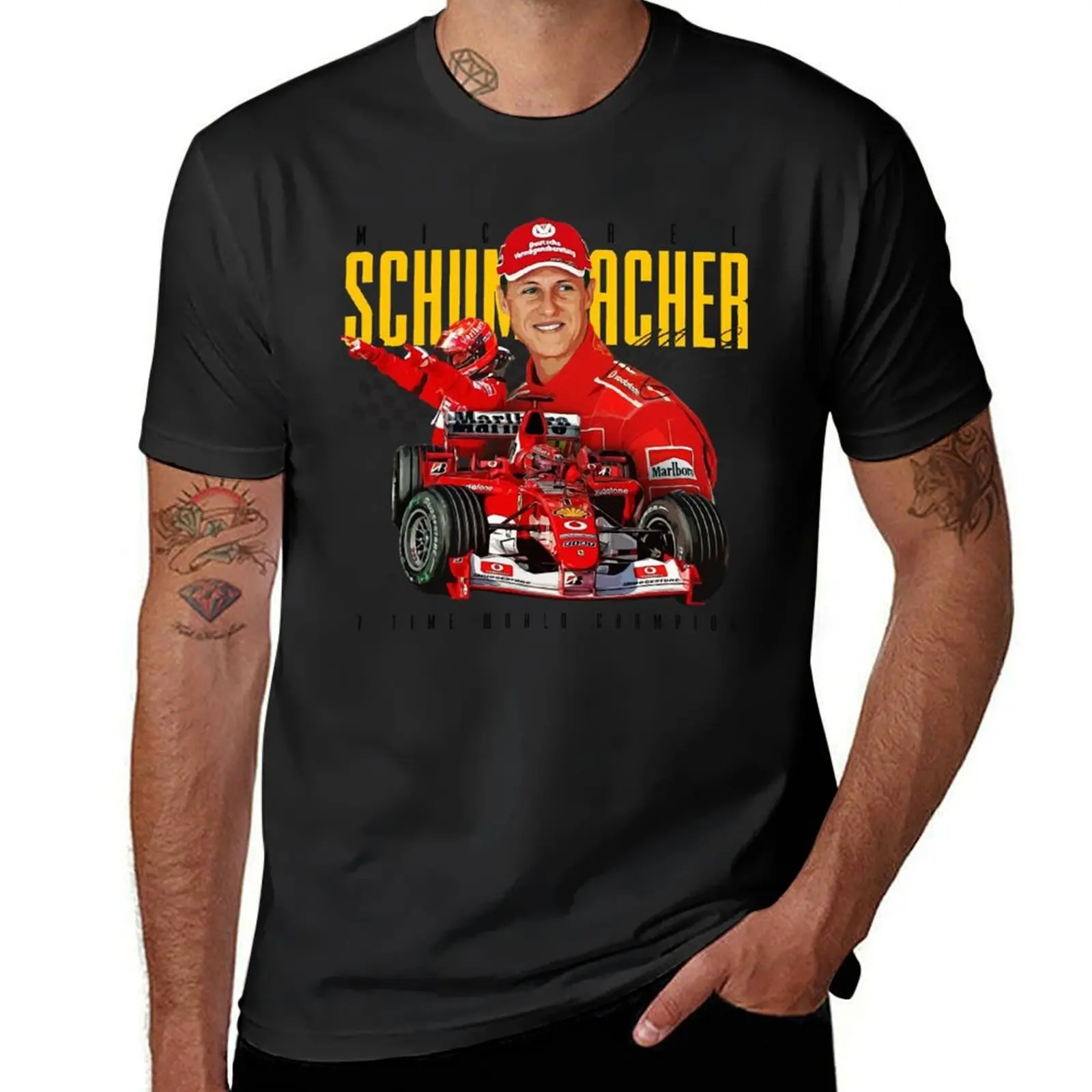 Mícháél Schúmáchér T-Shirt cute tops customizeds boys whites oversizeds t shirts for men graphic