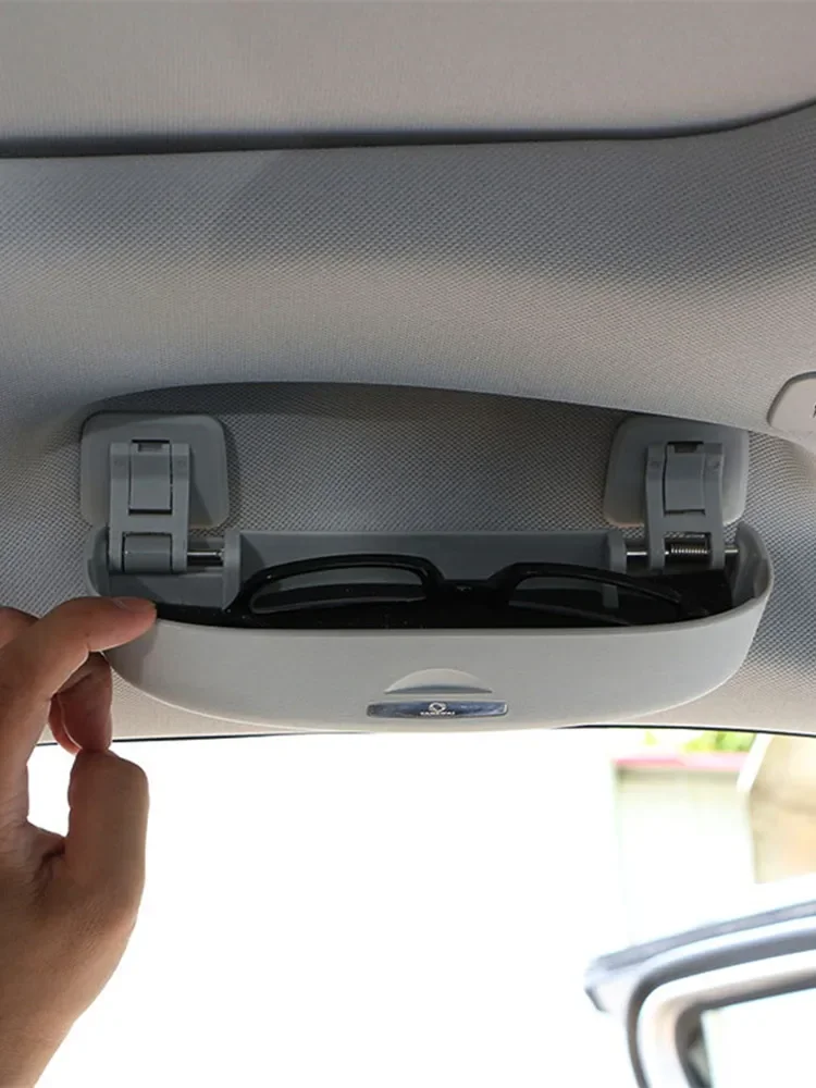 Car Glasses Holder Case Sunglass Holder Sun Glasses Box for Audi Q3 Q5 SQ5 Q7 A1 A3 S3 A4 A6 A7 S6 S7 S4 RS4 A5 S5 2013-2022