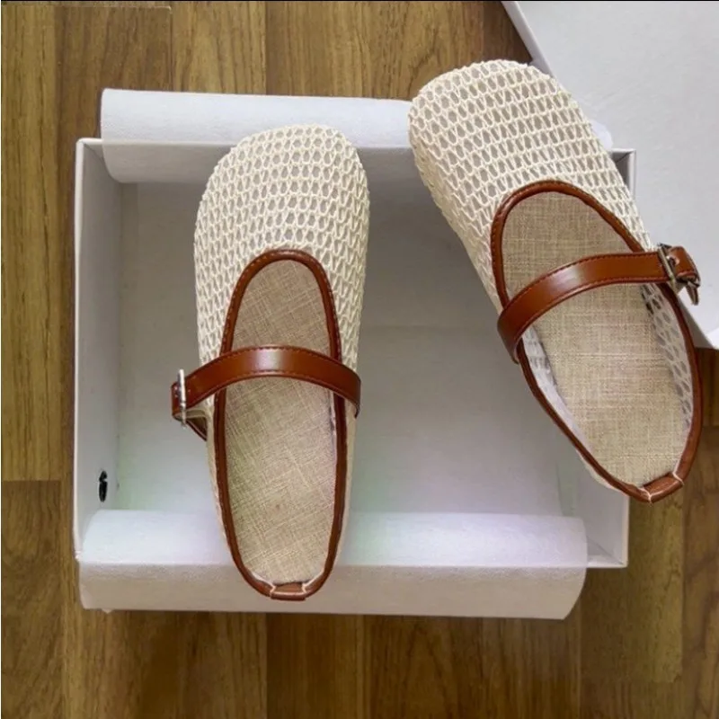 2026Women's Summer Slip-On Sandals with Fishnet Mesh and Openwork Design Soft, Durable Slip-Resistant view 3