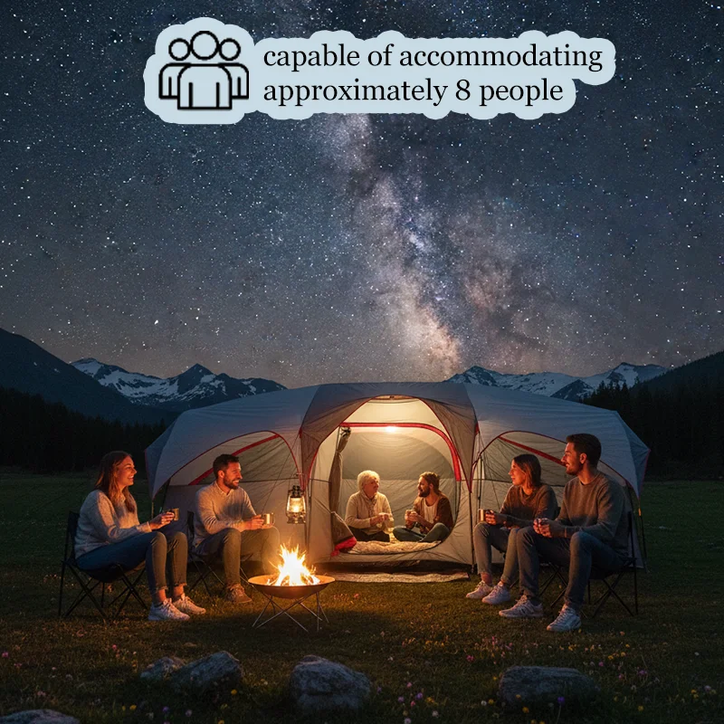8인용 캠핑 텐트 메쉬 통풍 해변 쉼터 봄 축제 열대  - Outdoor Adventure Festival 리뷰 및 가격
