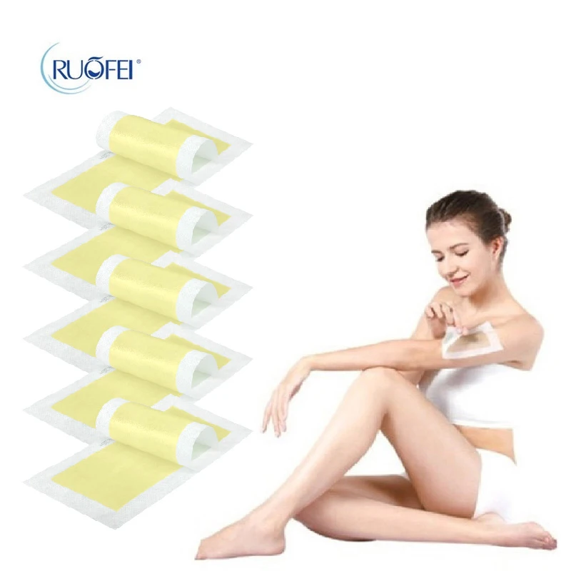 10pcs/lot Hair Removal Wax Strips Roll Underarm Wax Strip Paper Beauty Tool Leg Body Facial Hair Removal Skin Care