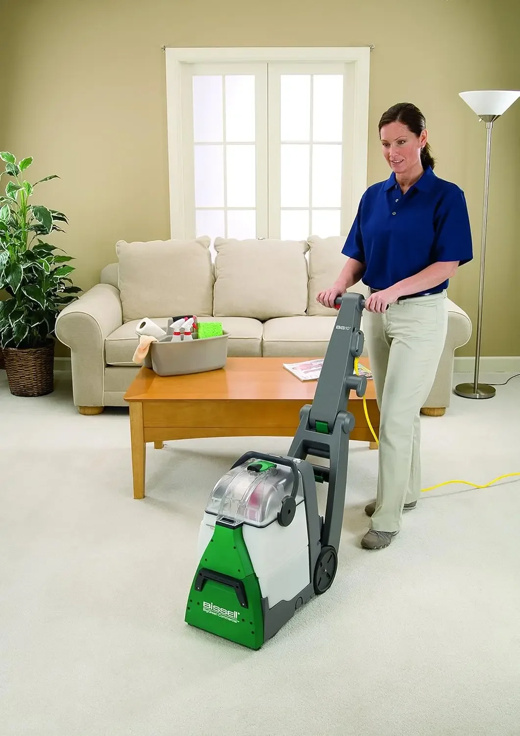 BigGreen Commercial BG10 Deep Cleaning 2 Motor Extractor Machine