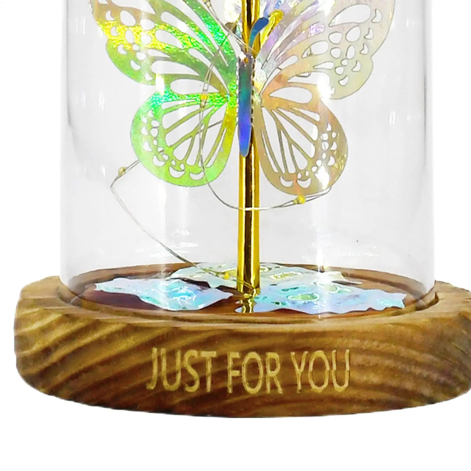 

Стеклянная роза на день Святого Валентина, романтическая искусственная подсветка, красочная роза в стеклянном купе со светом для праздника, дня рождения, матери