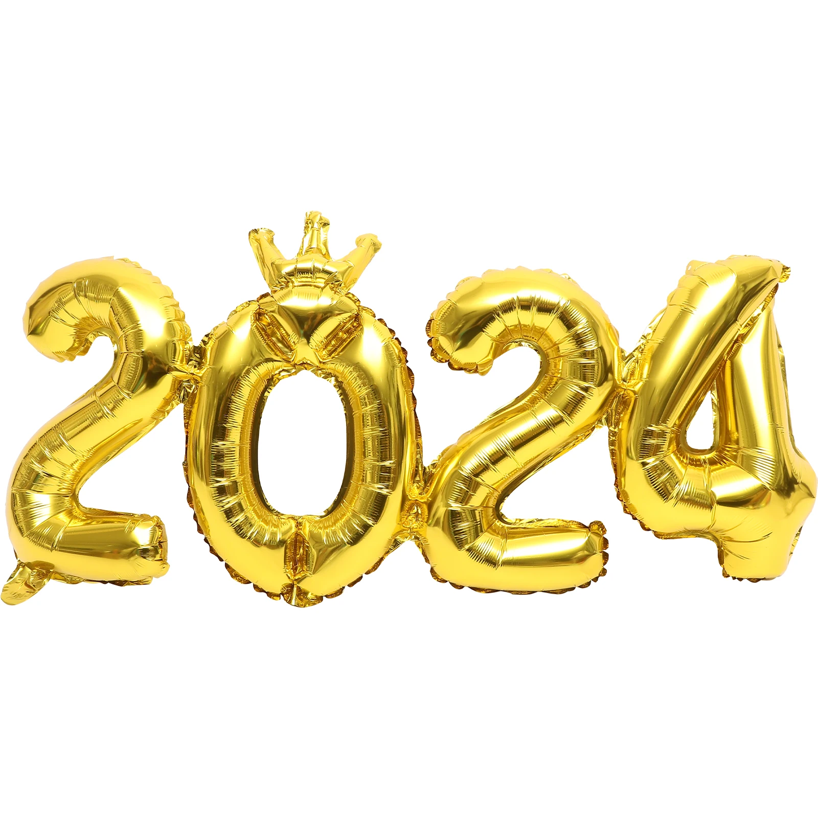 

1Set 2024 Number Balloon New Year Decoration Aluminum Foil Balloons Party Supplies Photo Prop Festive Decor 2024 Balloons