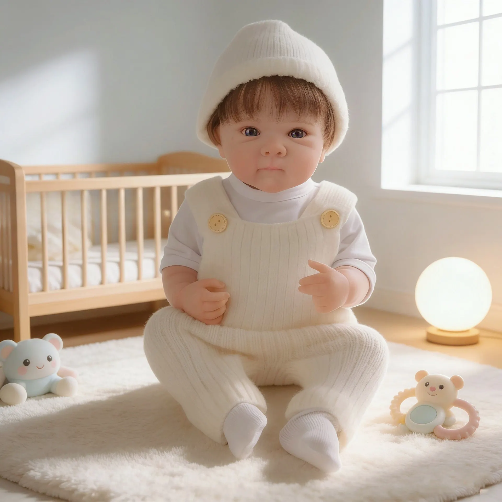 Bambola Reborn da 18 pollici (46 cm), realistica, in silicone a corpo intero lavabile, regalo per bambini