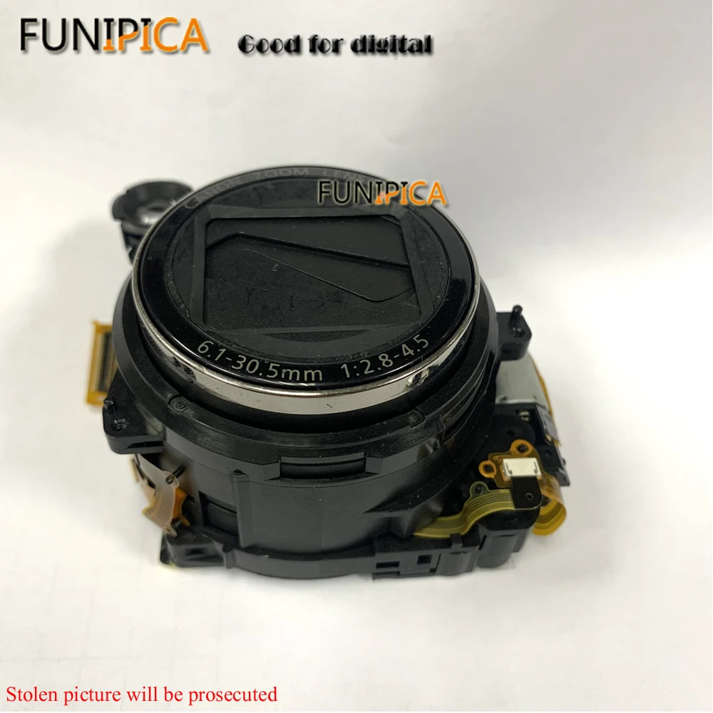 Original Black G10 Zoom For Canon G12 G11 Lens No CCDS Camera