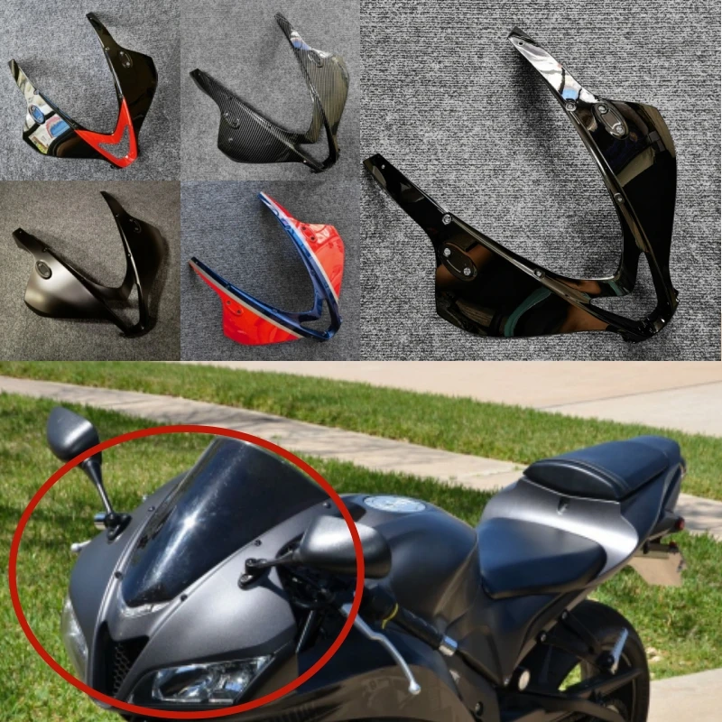 Motorcycle Front Upper Fairing Headlight Cowl Nose Panlel Cowl Fit for Honda CBR600RR F5 CBR600 RR 2007-2012