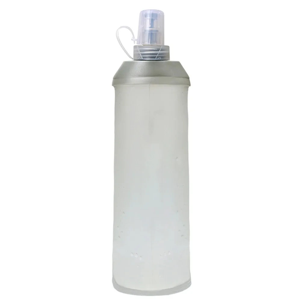 Portable 450ml Capacity Sports Water Bladder Soft Folding Sports Drinking Bag Wide Opening Water Bladder Outdoor Activities