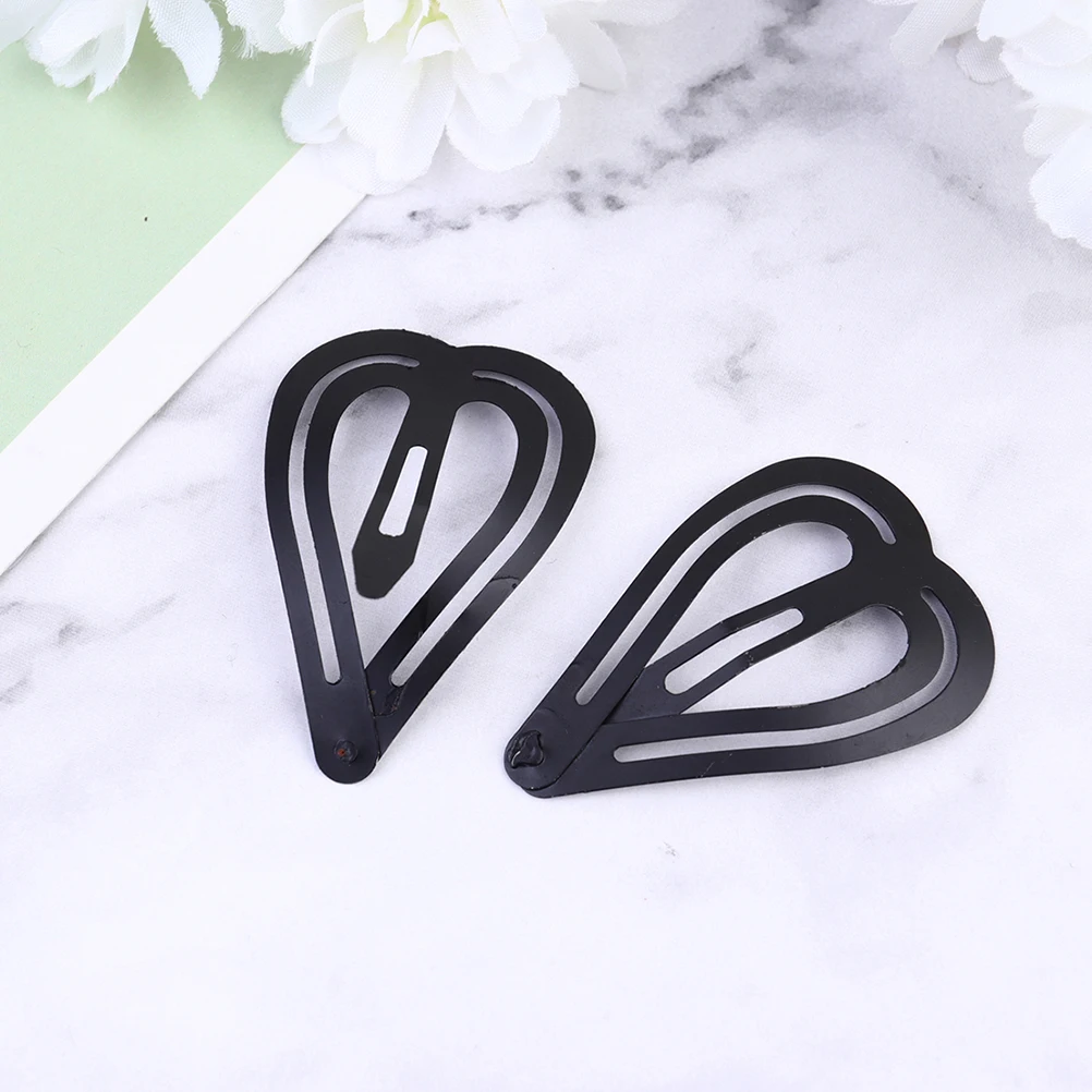

100 Pcs Hair Clip Hairpin Ladies Love Money Barrette Clips Hairpins for Women Black