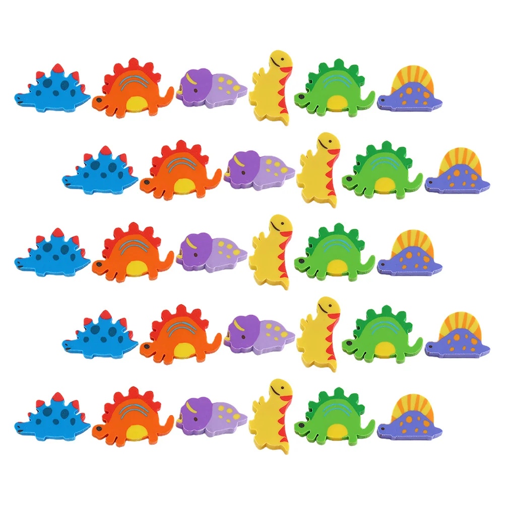 

120Pcs Creative Dinosaur Erasers Fun Mini Animals for School Supplies Decorative Mini Erasers Tiny Dinosaurs