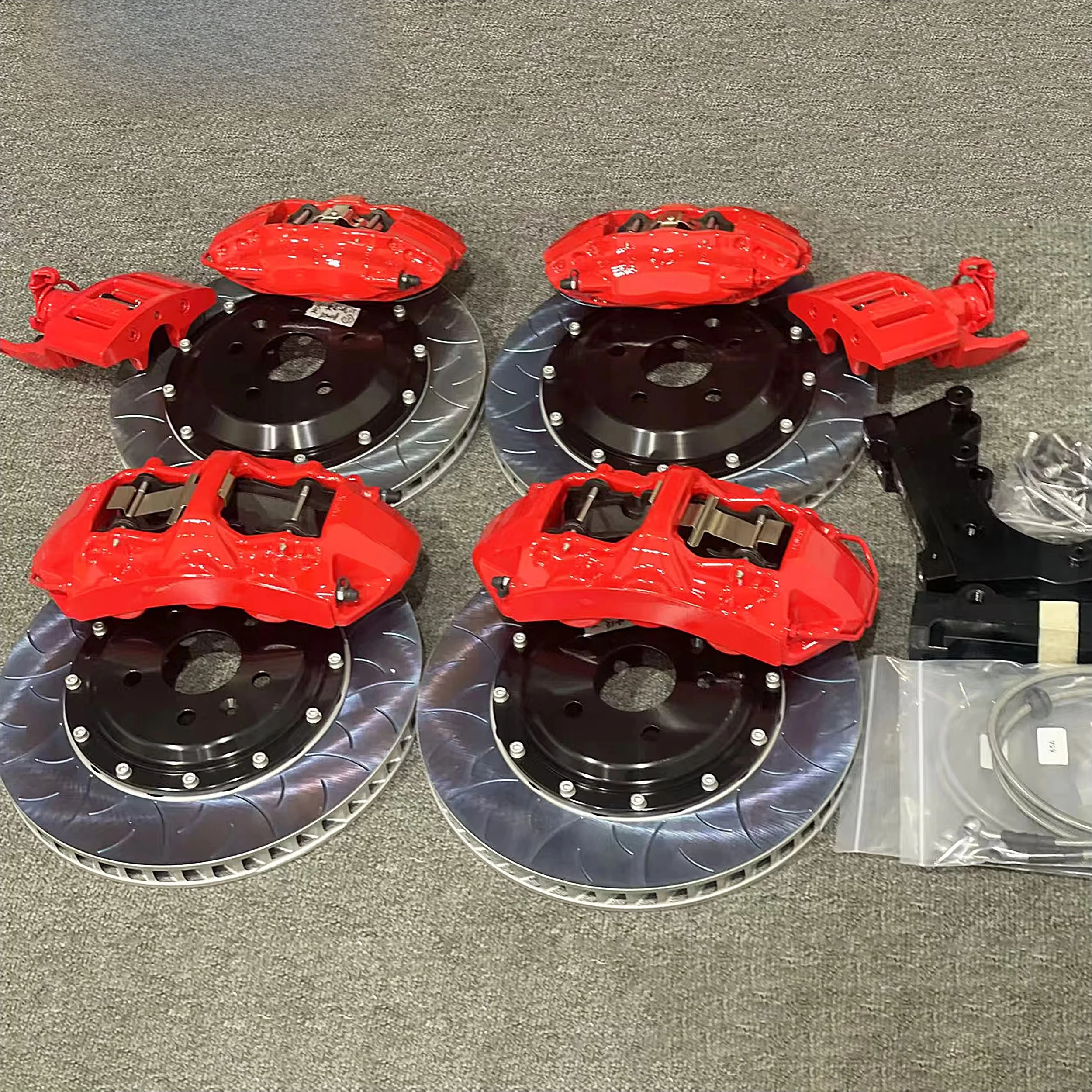 

For Auto System Breaks Rotors Big Brake Kit Calipers HT250/G3000/G3500 ISO9001/TS16949 Certified for Volkswagen GTI R Jetta