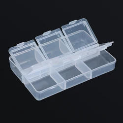 6 Grids Mini Pill Case Plastic Travel Medicine Box Small Tablet Pill Storage Organizer Box Holder Container Dispenser Case