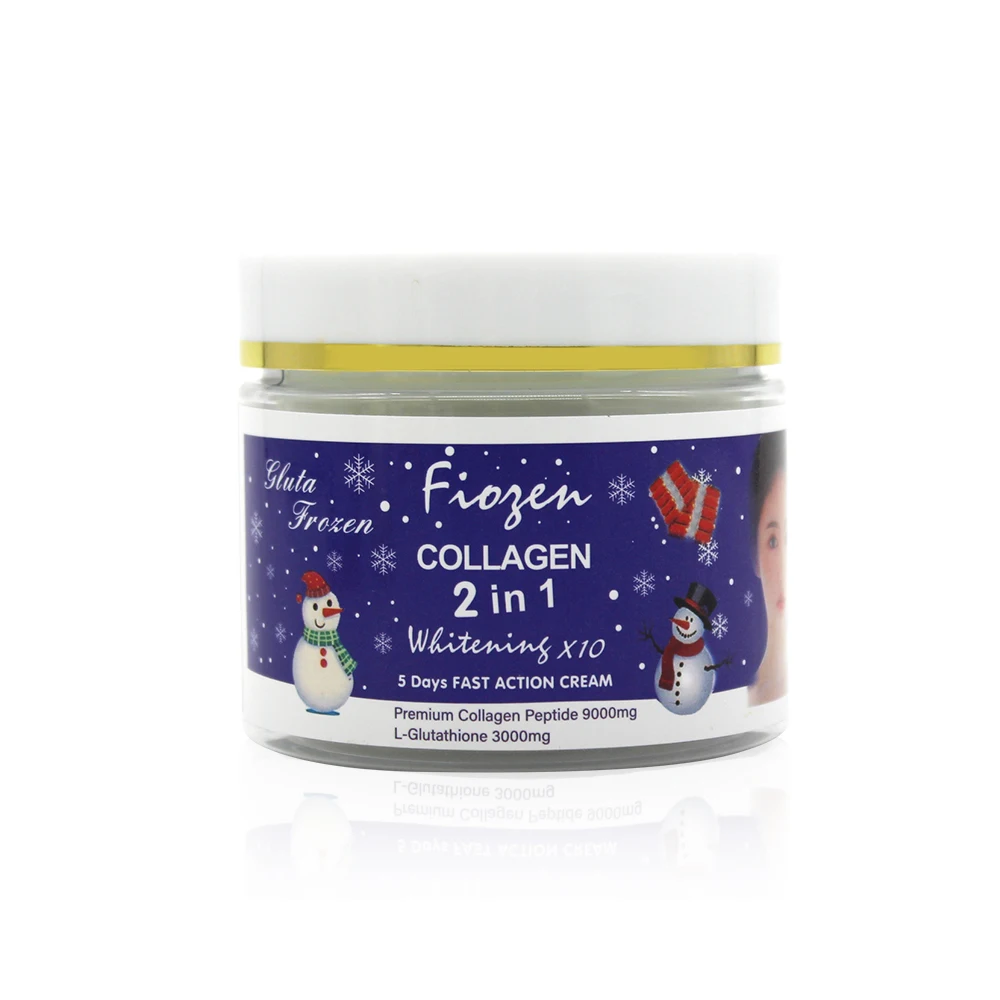 Frozen Collagen 2 in 1 Whitening X10 SkinCare Set Fast Absorption Lightens & Firms Skin Original Beauty & Skin Care