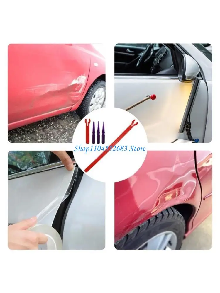 

Y6GD Car Dent Removal Tool Auto Body Repair Hammer Tap Down Pen Easy to Install