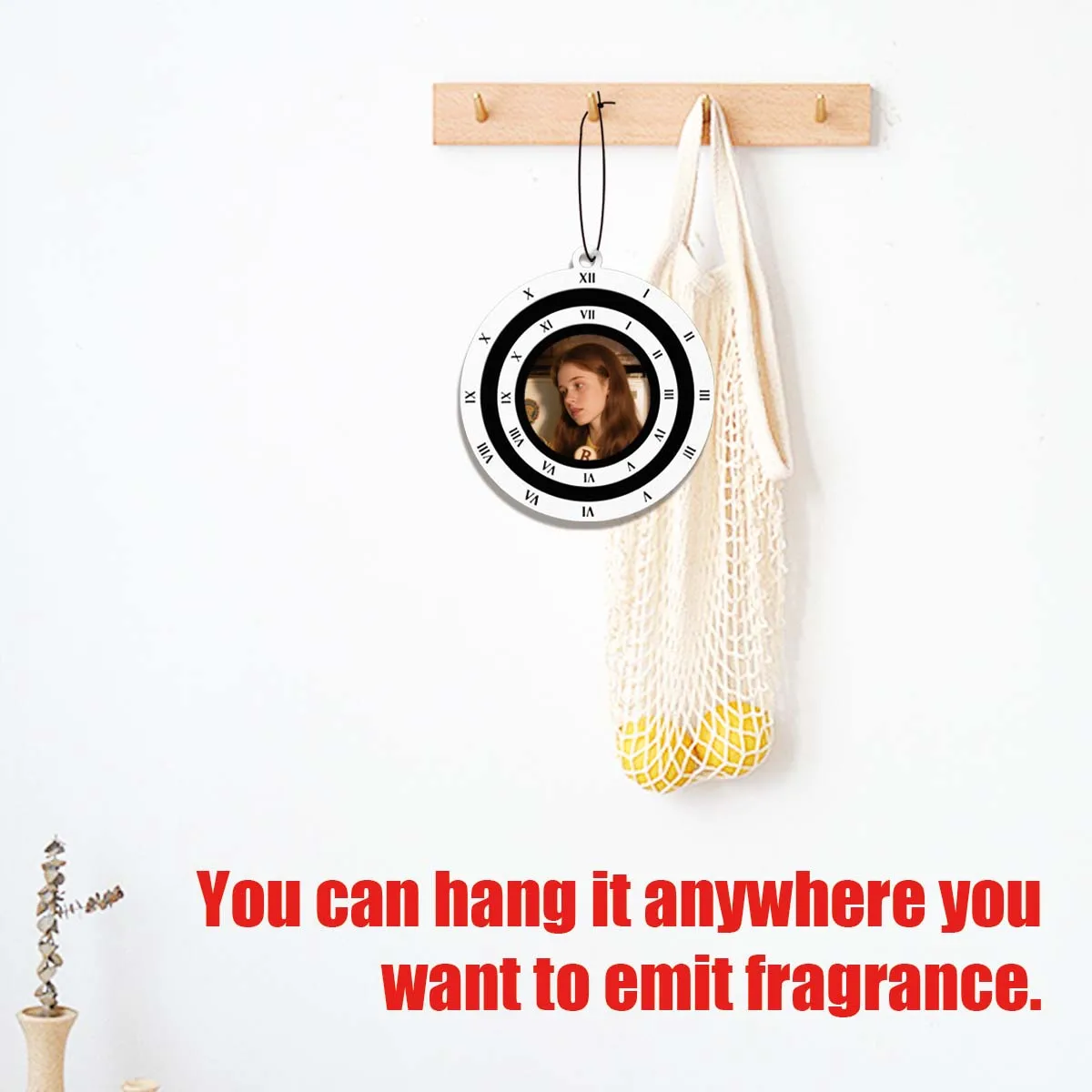 1pc/3pcs Customized Photo Time Circular Paper Fragrance, Fresh Air, Car Decoration Fragrance