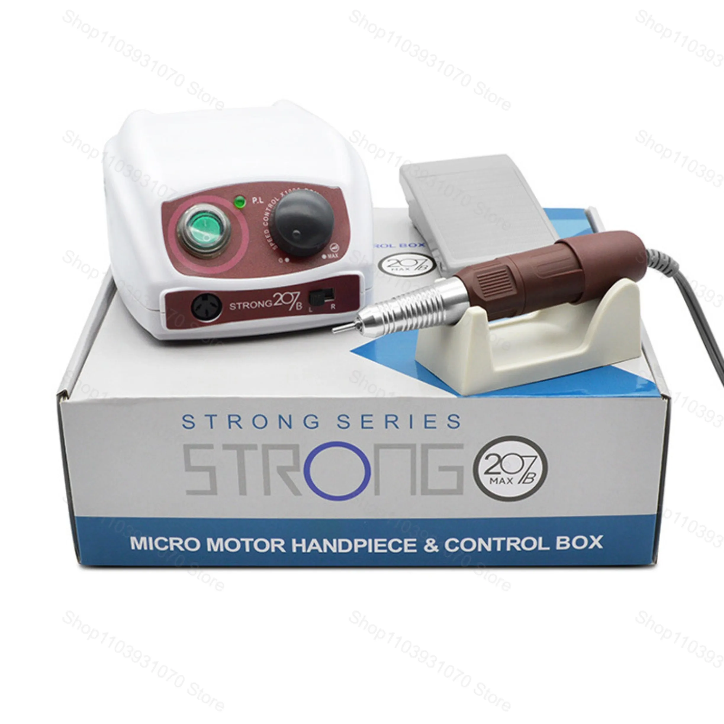 Forte 207b Trapano per unghie 65W 35000 RPM Frese per manicure elettrica Cura del piede Strumento di fresatura Attrezzatura per lima per unghie polacche