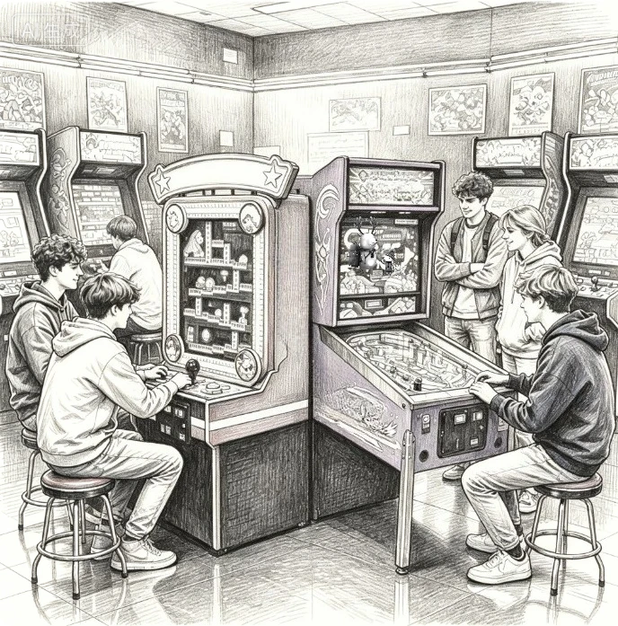 2026 New Retro Game Pinball Toy Model Set 2274 Pieces Playable Arcade Model Adult Holiday Gift