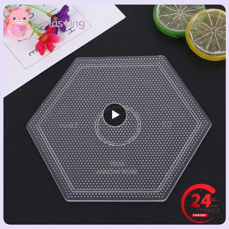 New 5mm Perler Beads Square Round Hexagon Pegboard 3D Puzzle Juguetes for Hama Bead Educational Toys for Children Jigsaw Puzzle