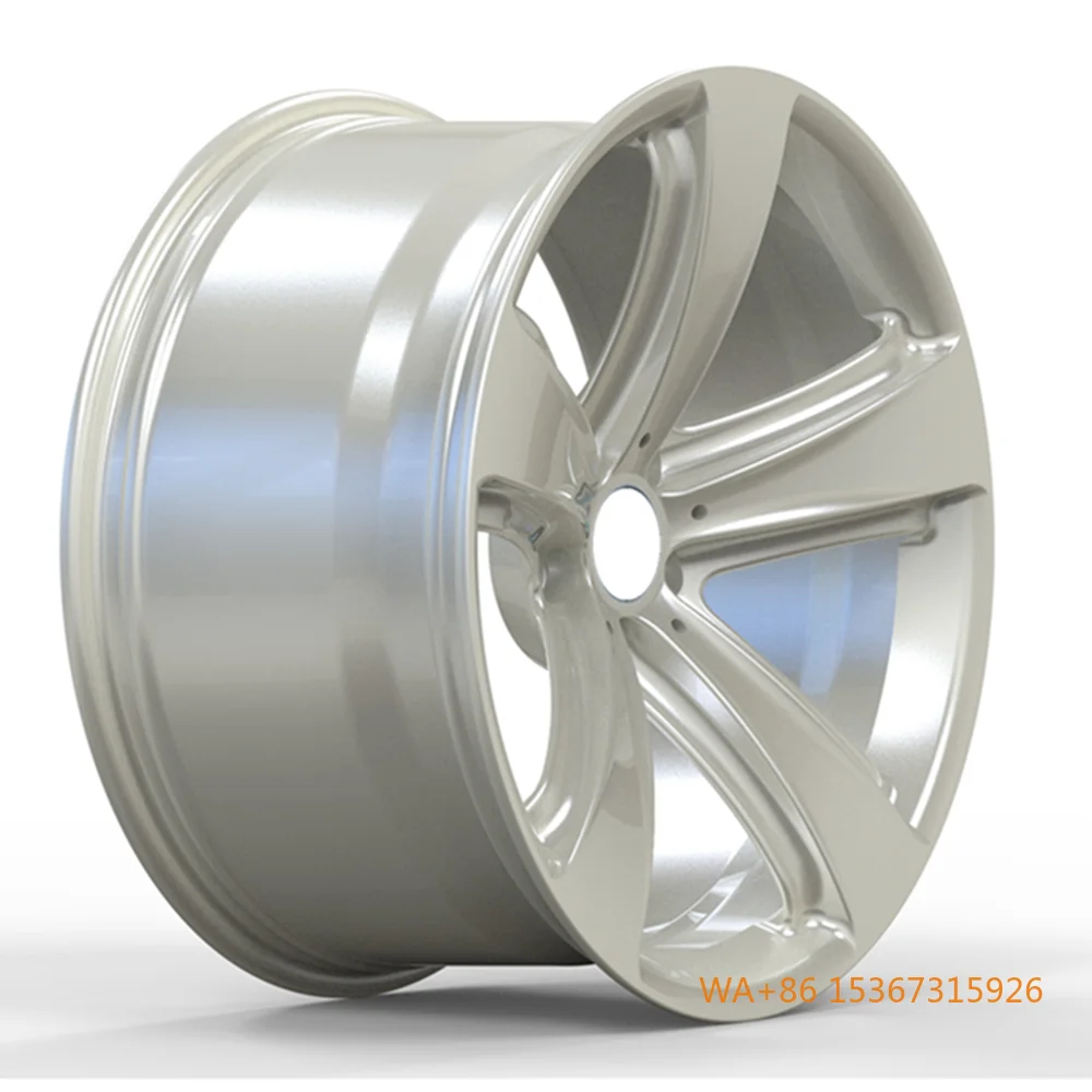 

21-22 Inch Custom Polished Silver Forged Alloy Rims Luxury Passenger Car Wheels
