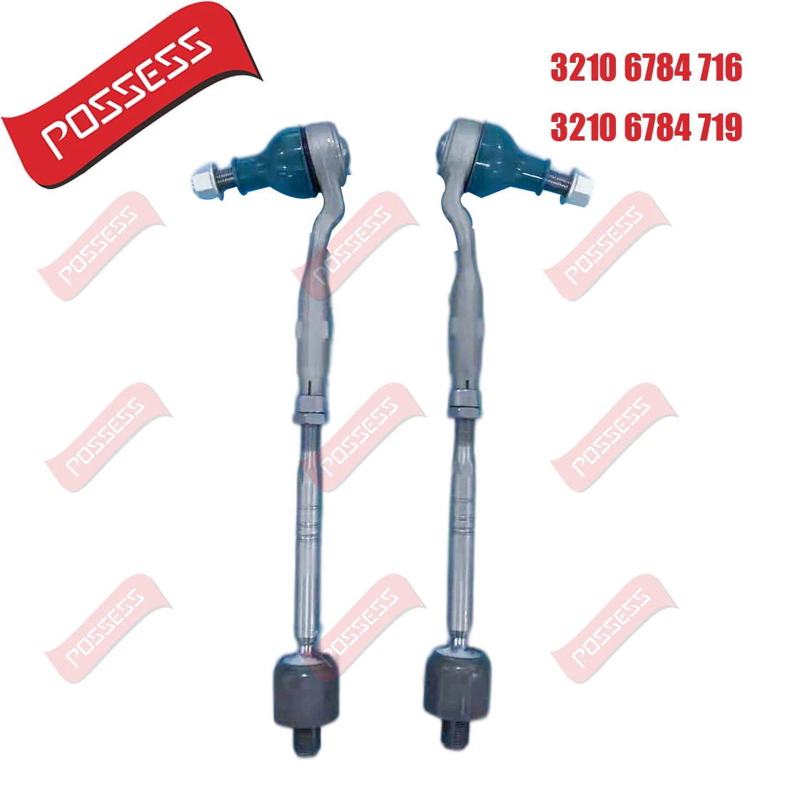 

A Pair of Front Steering Tie Rod Assembly For BMW 5/6/7 Series F10 F18 F07 F11 F12 F13 F06 F01 OE 32106784716 32106784719