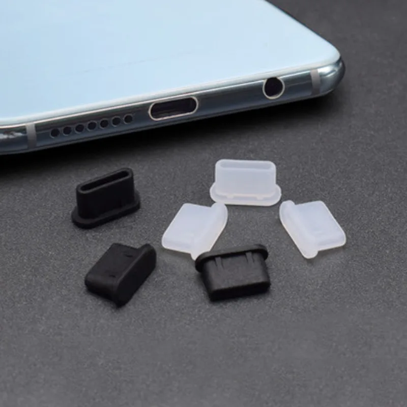 مكافحة الغبار سيليكون التوصيل ل usb شحن ميناء ، مكافحة الغبار غطاء للهاتف سامسونج هواوي شاومي ، 10 قطعة