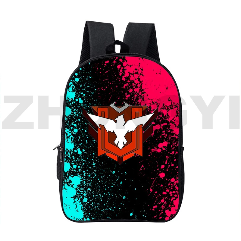 Funny Game Free Fire Garena 3D Backpacks for Teens Girls High Street Big School Bags 16 Inch Korean Casual Travel Bag Unisex