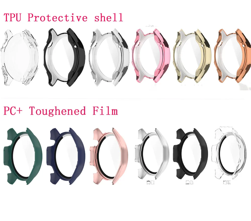 Watch Case For Huawei Watch GT4 46MM PC+Tempered Protective Case Anti-fall Watch Shell Protective Cover TPU Watch Accessories