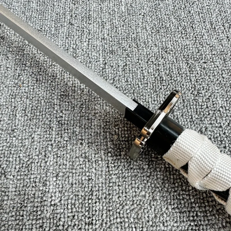 100 cm/33.37in Middeleeuwse Cosplay Zwaarden Wit Model Props Anime Katana Met Schede Randapparatuur Training Display Outdoor Speelgoed Geschenken