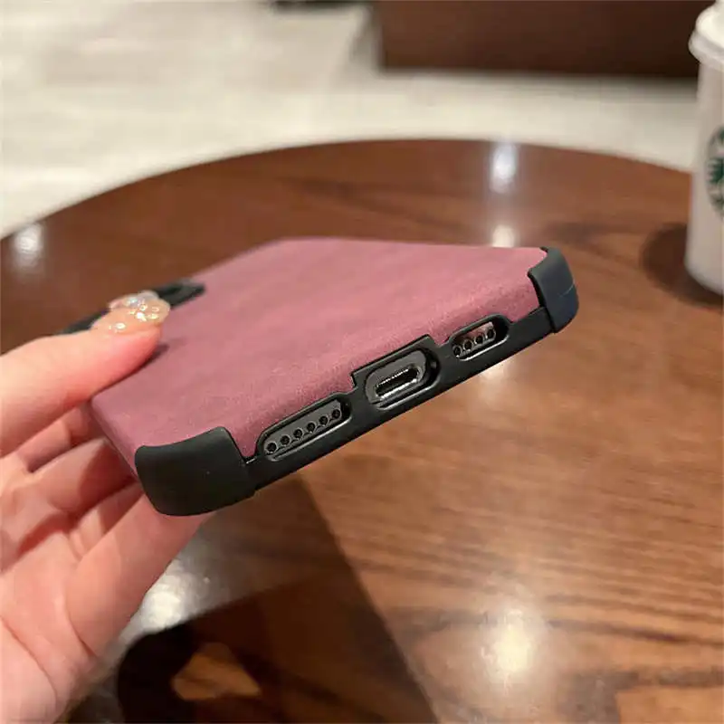 Para Funda iphone 16 15 14 12 11 13 Pro 15Pro 16Pro Max Plus mini X XS Max XR SE2 7 8 Funda de teléfono Apple Funda de cuero para hombres y mujeres