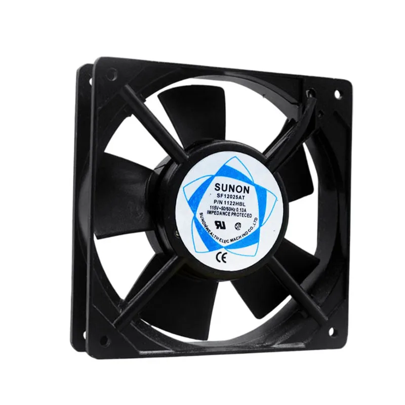 ORIGINAL P/N1122HBL SF12025AT 115V 12025 120*120*25mm NEW COOLING FAN RADIATOR
