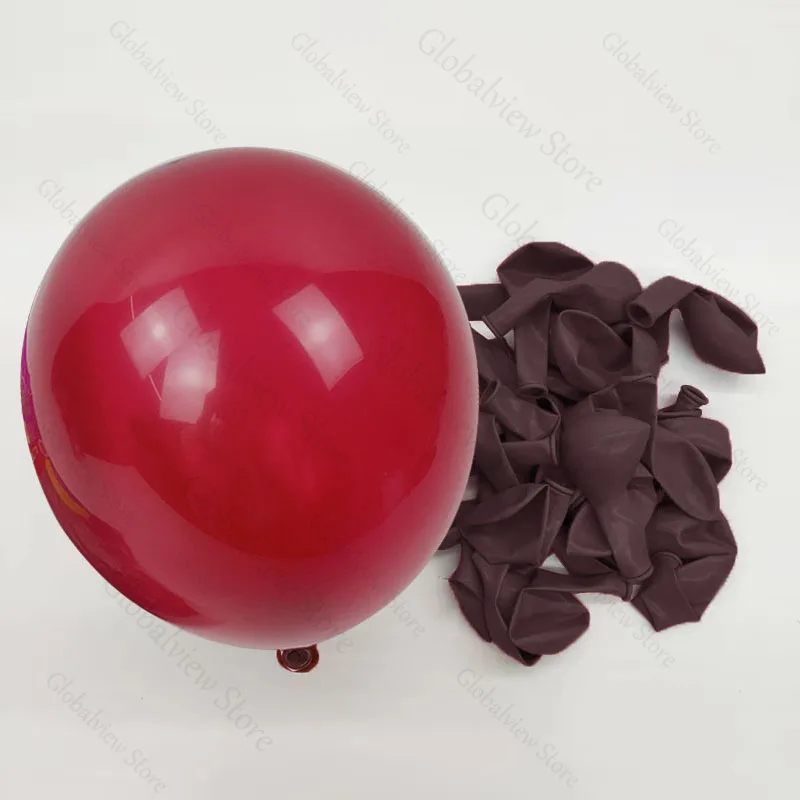 20 Stück 12/10/5 Zoll rote Latexballons Hochzeit Party Pink Rote Ballons für Geburtstag Babyparty Neujahr Weihnachten Helium Luftglobos – Detail 9