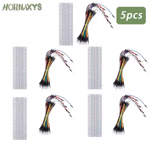 MB-102 Prototype Breadboard 400 830 Points Solderless PCB Bread Board Jumper Wires Cable Board DIY Dupont Wire for Arduino Kit - Image 11